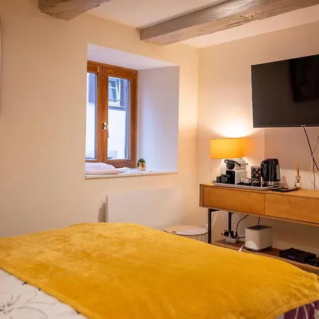 Petit Studio Pour 2 Personnes Au Coeur De Sélestat Esterno foto